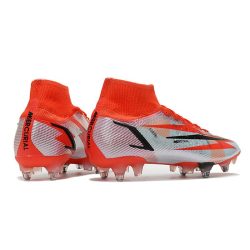 Fotbollsskor Nike Mercurial Superfly 8 Elite SG-PRO AC CR7 Spark Positivity - Röd Svart Vit Orange_4.jpg